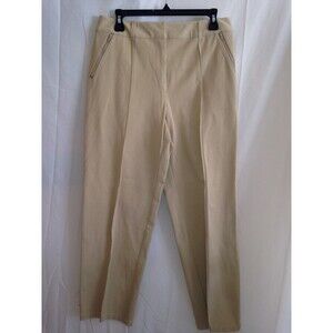 Valarie Stevens Women's Pants Tan Casualwear Petite Pants Size 10P NWT